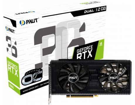 Palit GeForce RTX 3060 12GB Dual OC на супер цени