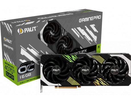 Palit GeForce RTX 4070 Ti Super 16GB GamingPro OC DLSS 3 на супер цени