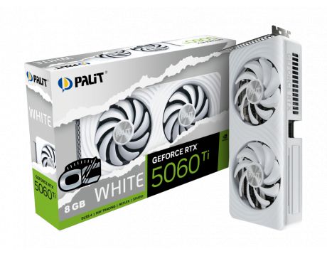 Palit GeForce RTX 5060 Ti 8GB White OC DLSS 4 на супер цени