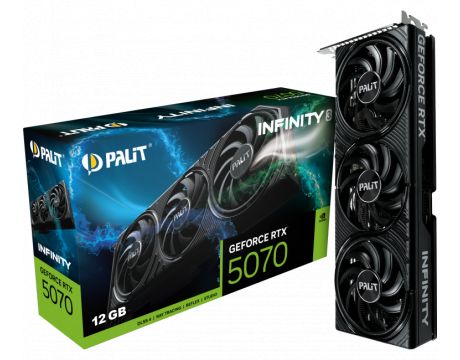Palit GeForce RTX 5070 12GB Infinity 3 DLSS 4 на супер цени