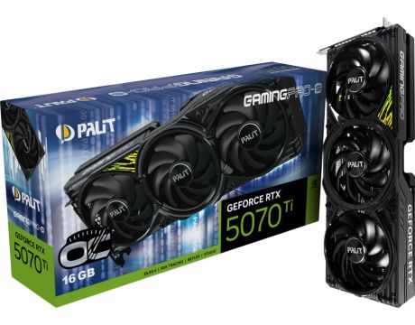 Palit GeForce RTX 5070 Ti 16GB GamingPro-S OC DLSS 4 на супер цени