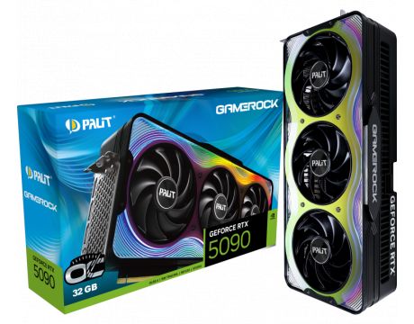 Palit GeForce RTX 5090 32GB GameRock OC DLSS 4 на супер цени