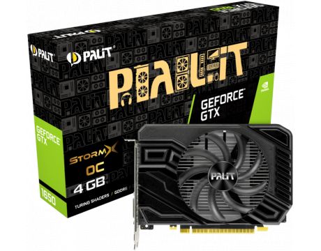 Palit GeForce GTX 1650 4GB StormX OC D6 на супер цени