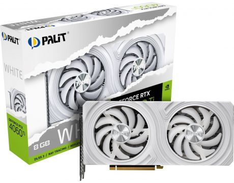 Palit GeForce RTX 4060 Ti 8GB White DLSS 3 на супер цени