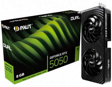 Palit GeForce RTX 5050 8GB Dual DLSS 4 на супер цени