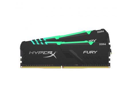 2x8GB DDR4 3600 Kingston HyperX Fury RGB на супер цени