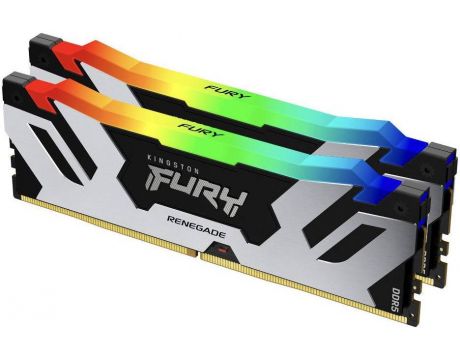 2x16GB DDR5 6400 Kingston Fury Renegade Silver RGB на супер цени