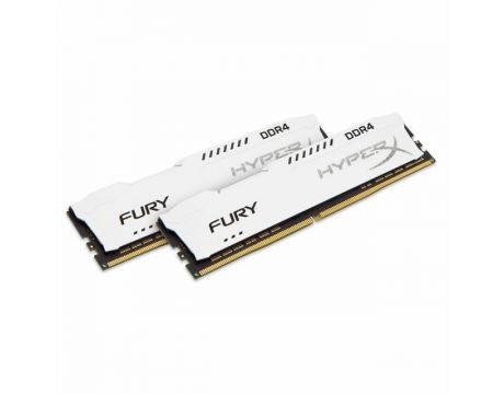 2x8GB DDR4 2666 Kingston HyperX Fury White на супер цени
