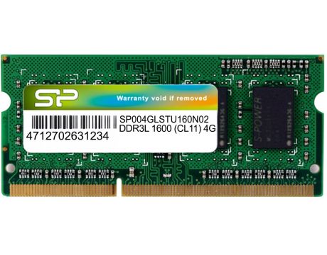 4GB DDR3L 1600 Silicon Power - нарушена опаковка на супер цени