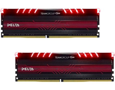2x8GB DDR4 3000 Team Group Delta Red на супер цени