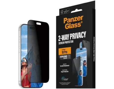 PanzerGlass 2-Way Privacy за iPhone 18 Pro, прозрачен на супер цени