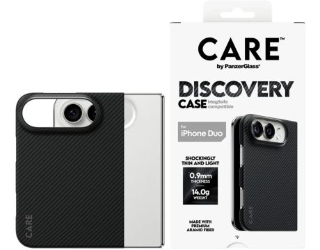 PanzerGlass CARE Discovery за Apple iPhone Duo, черен на супер цени