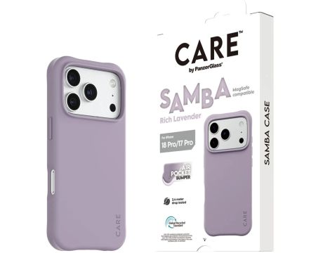 PanzerGlass CARE Samba за Apple iPhone 17 Pro/18 Pro, розов на супер цени