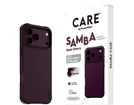 PanzerGlass CARE Samba за Apple iPhone 17 Pro Max/18 Pro Max, лилав на супер цени