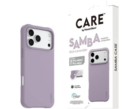 PanzerGlass CARE Samba за Apple iPhone 17 Pro Max/18 Pro Max, розов на супер цени