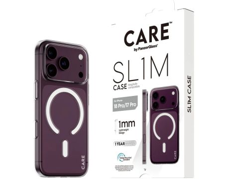 PanzerGlass CARE Sl1m за Apple iPhone 17 Pro/18 Pro, прозрачен на супер цени