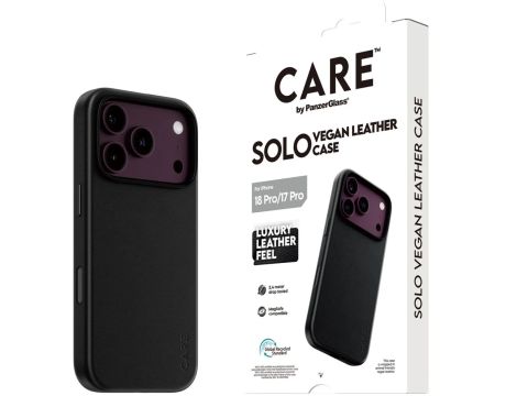 PanzerGlass CARE Solo за Apple iPhone 17 Pro/18 Pro, черен на супер цени