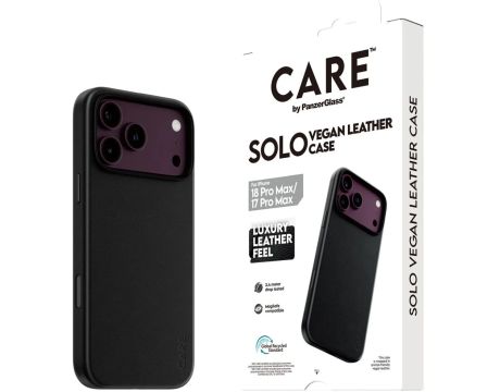PanzerGlass CARE Solo за Apple iPhone 17 Pro Max/18 Pro Max, черен на супер цени