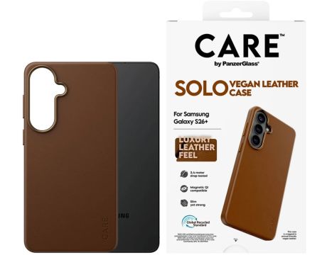 PanzerGlass CARE Solo за Samsung Galaxy S26+, кафяв на супер цени