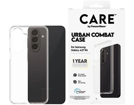 PanzerGlass CARE Urban Combat за Samsung Galaxy A27 5G, прозрачен на супер цени