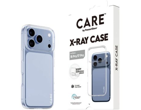 PanzerGlass CARE X-RAY за Apple iPhone 17 Pro/18 Pro, прозрачен на супер цени