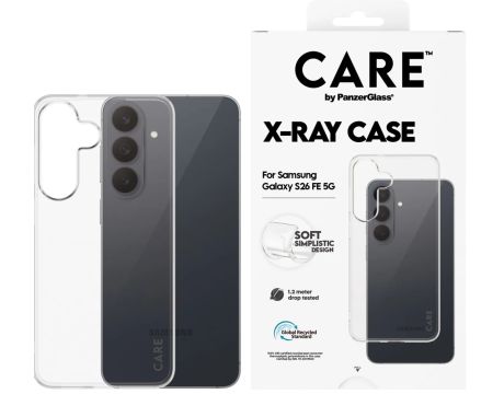 PanzerGlass CARE X-Ray за Samsung Galaxy S26 FE, прозрачен на супер цени