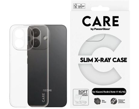 PanzerGlass CARE X-Ray за Xiaomi Redmi Note 17 4G/5G, прозрачен на супер цени