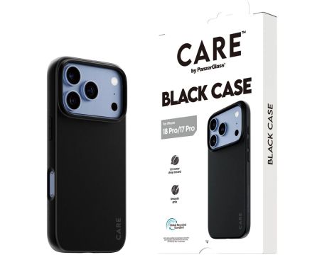 PanzerGlass CARE за Apple iPhone 17 Pro/18 Pro, черен на супер цени