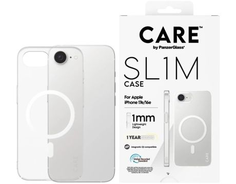 PanzerGlass CARE за Apple iPhone 17e/16e, прозрачен/бял на супер цени