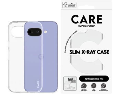 PanzerGlass CARE за Google Pixel 10a, прозрачен на супер цени