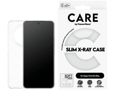 PanzerGlass CARE за Oppo Find X9 Ultra, прозрачен на супер цени