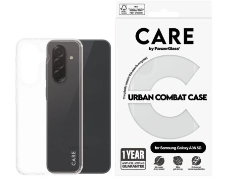 PanzerGlass CARE за Samsung Galaxy A36 5G, прозрачен на супер цени