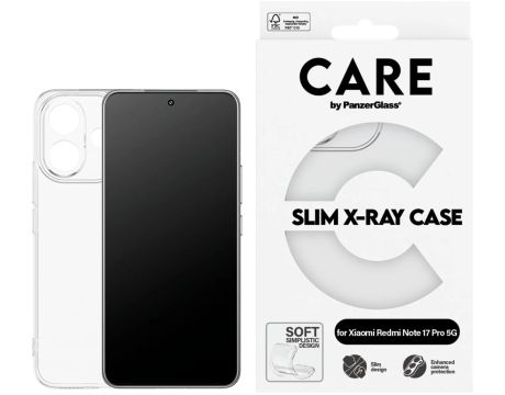 PanzerGlass CARE за Xiaomi Redmi Note 17 Pro 5G, прозрачен на супер цени