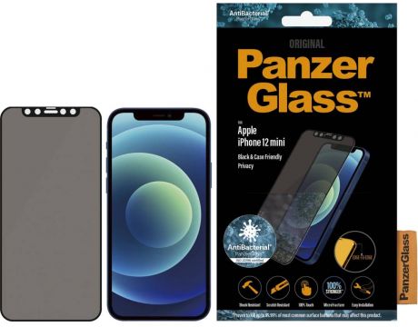 PanzerGlass Black&CaseFriendly Privacy за Apple iPhone 12 mini на супер цени