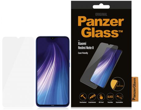 PanzerGlass CaseFriendly за Xiaomi Redmi Note 8, прозрачен на супер цени
