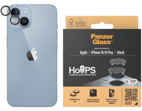 PanzerGlass Hoops за Apple iPhone 14/14 Plus, прозрачен/черен на супер цени
