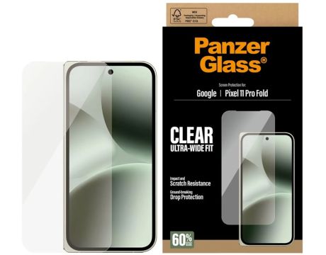 PanzerGlass за Google Pixel 11 Pro Fold, прозрачен на супер цени
