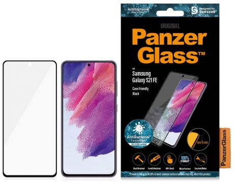 PanzerGlass CaseFriendly за Samsung Galaxy S21 FE, прозрачен на супер цени