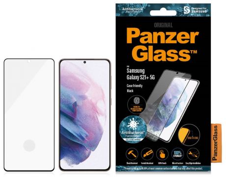 PanzerGlass CaseFriendly за Samsung Galaxy S21+, прозрачен на супер цени