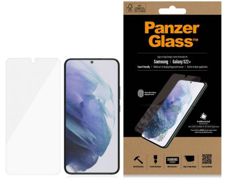PanzerGlass CaseFriendly за Samsung Galaxy S22+, прозрачен на супер цени