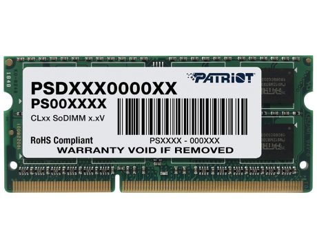 8GB DDR3L 1600 Patriot на супер цени