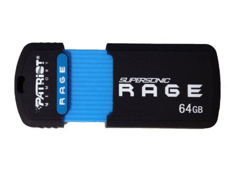 64GB Patriot Supersonic Rage, черен/син на супер цени