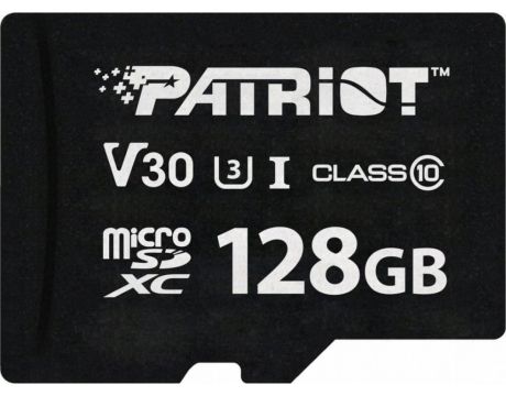 128GB microSDXC Patriot VX Series, черен на супер цени