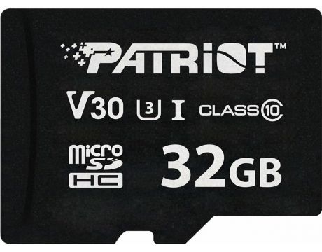 32GB microSDXC Patriot VX Series, черен на супер цени