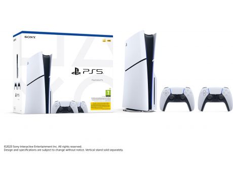PlayStation 5 (Slim) 1TB с втори контролер Dual Sense на супер цени