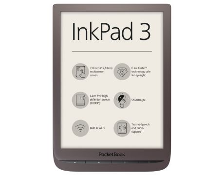 PocketBook InkPad 3 PB740 7.8", 8GB, тъмнокафяв на супер цени