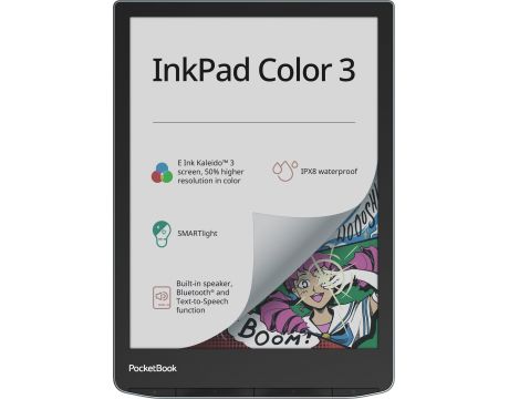 PocketBook InkPad Color 3 PB743K3 7.8", 32GB, черен на супер цени