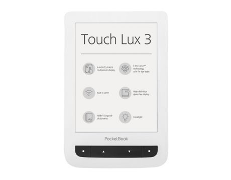 PocketBook Touch Lux 3  6" PB6262, бял на супер цени