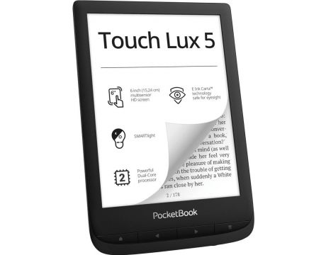 PocketBook Touch Lux 5 PB628 6", 8GB, черен на супер цени