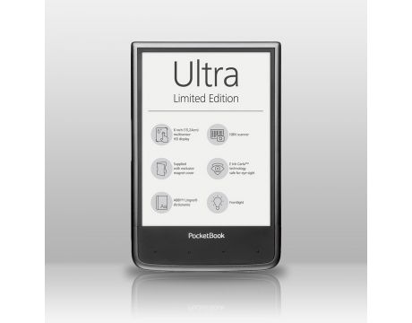 PocketBook Ultra 6" PB650 Limited Edition, Сив с калъф на супер цени